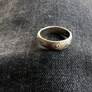 Vintage Sterling Silver Ring Irish Wedding Style